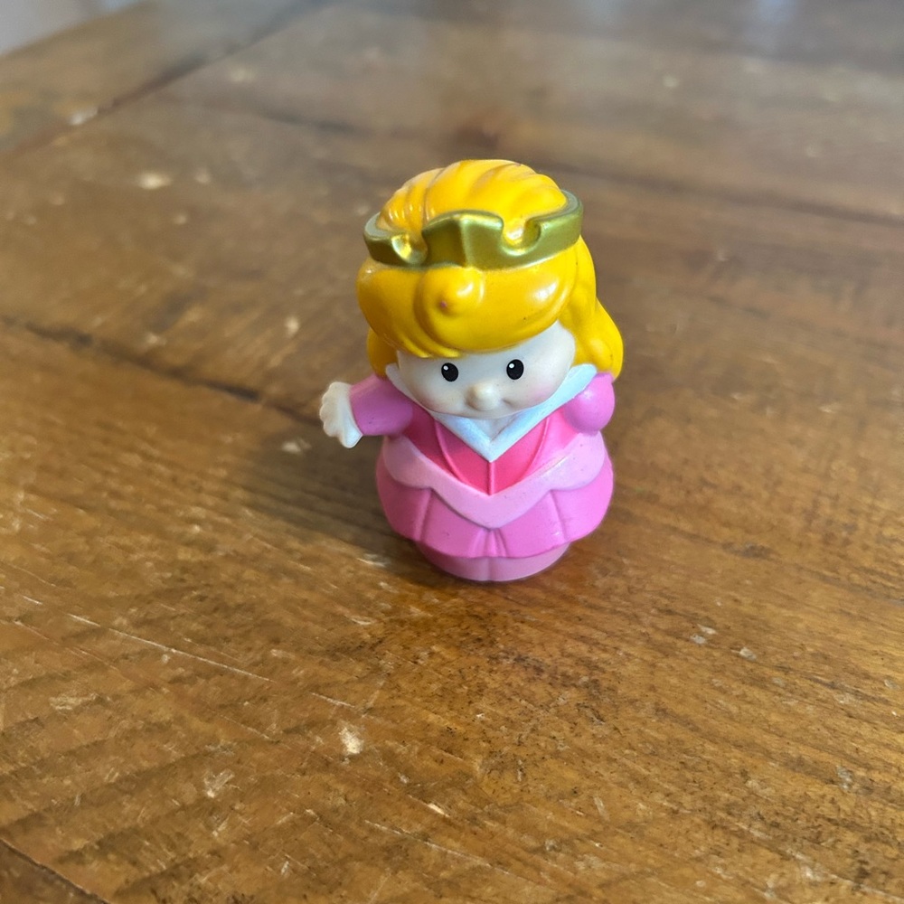 Fisher Price Little People Princess Aurora sleeping beauty as is